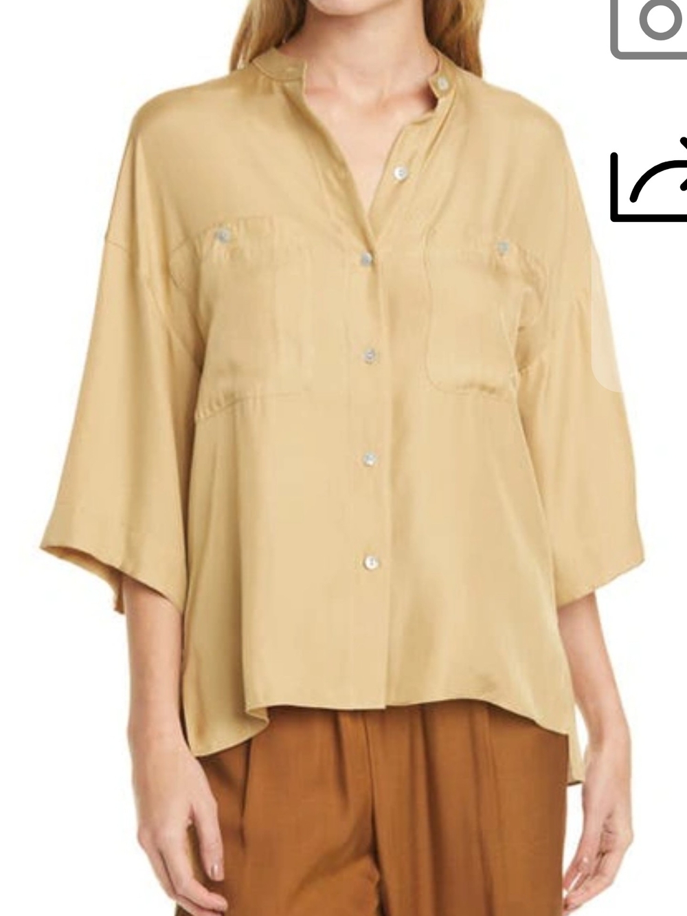 Vince shirt - Small Hole On Shoulder From Being Hung Up -never Worn